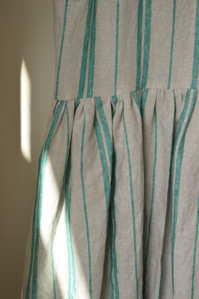 Striped Sleeveless Garden Dress | Multiple Sizes