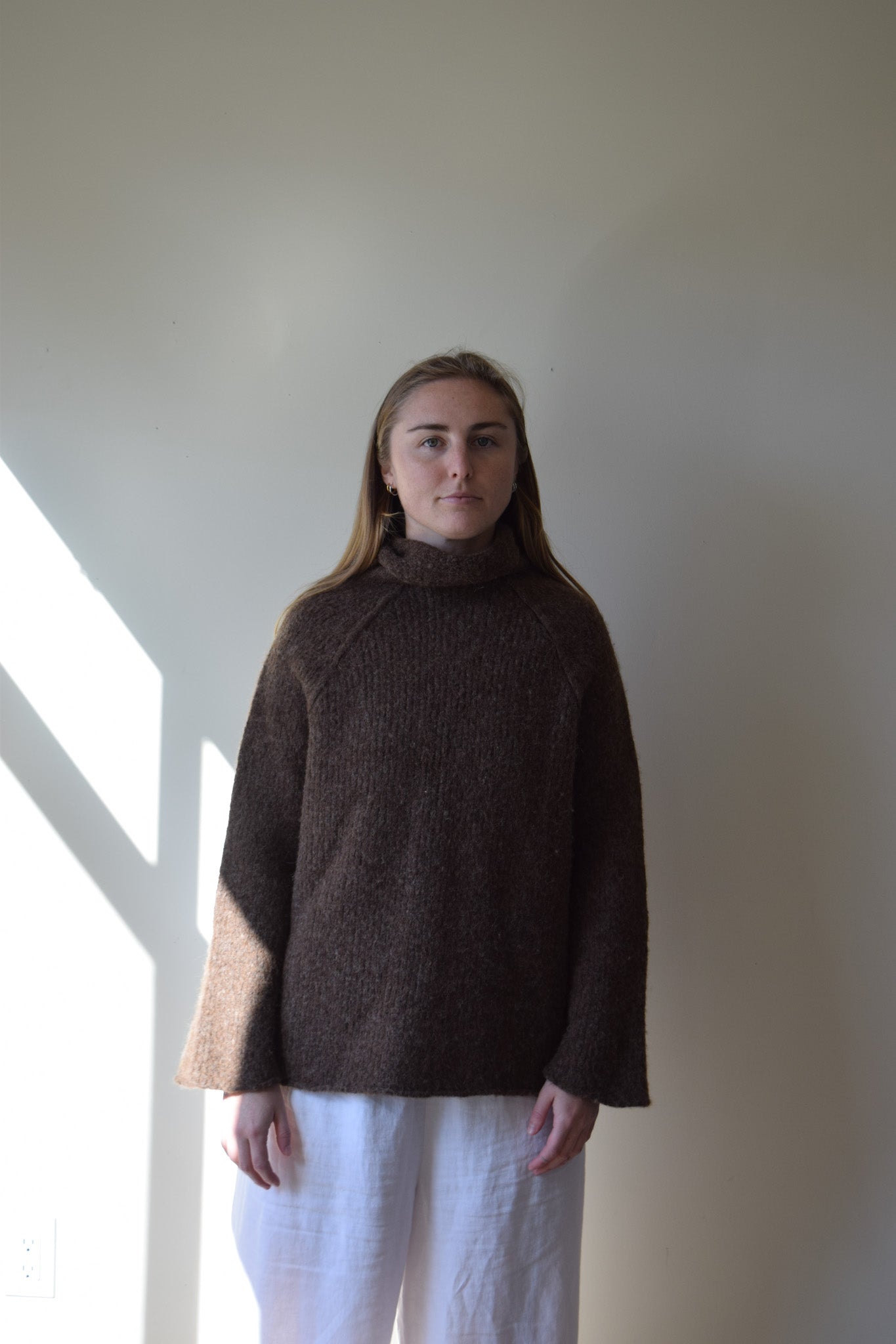 Baby Alpaca & Merino Wool Cowl Neck