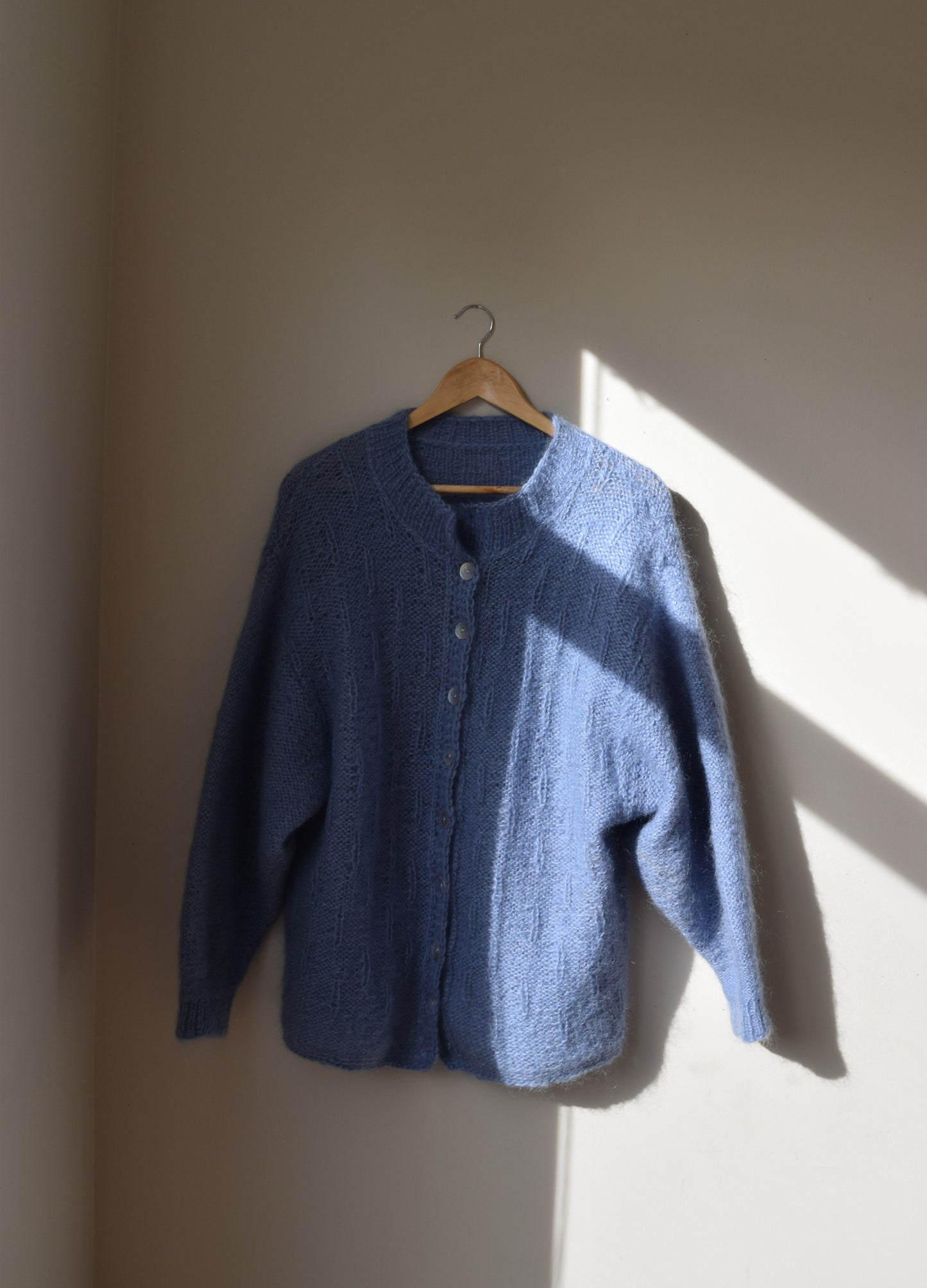 Handknit Mohair Cardigan