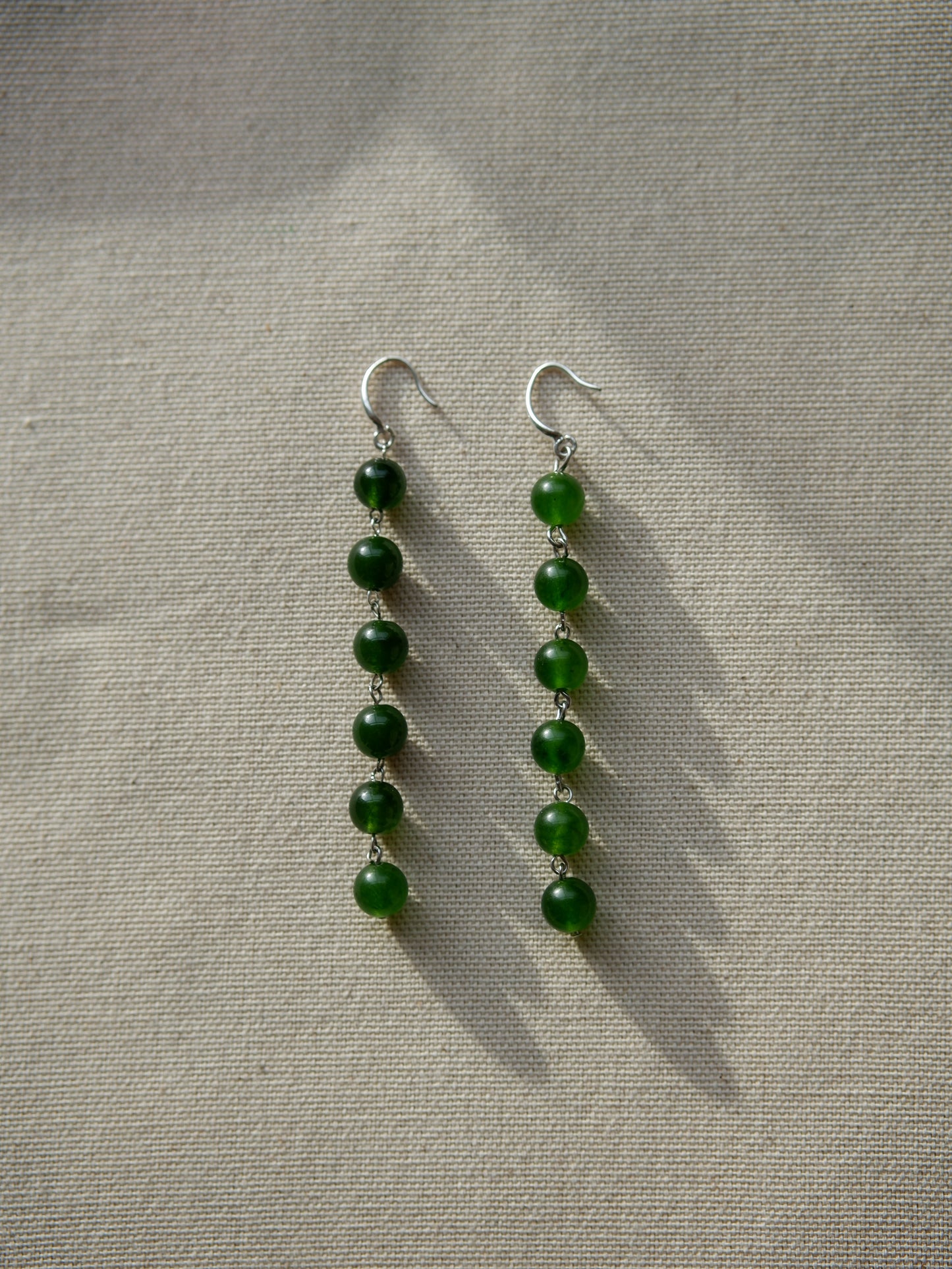 Jade Chainlink Earrings