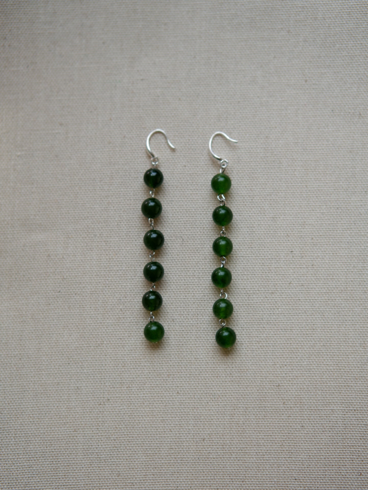 Jade Chainlink Earrings