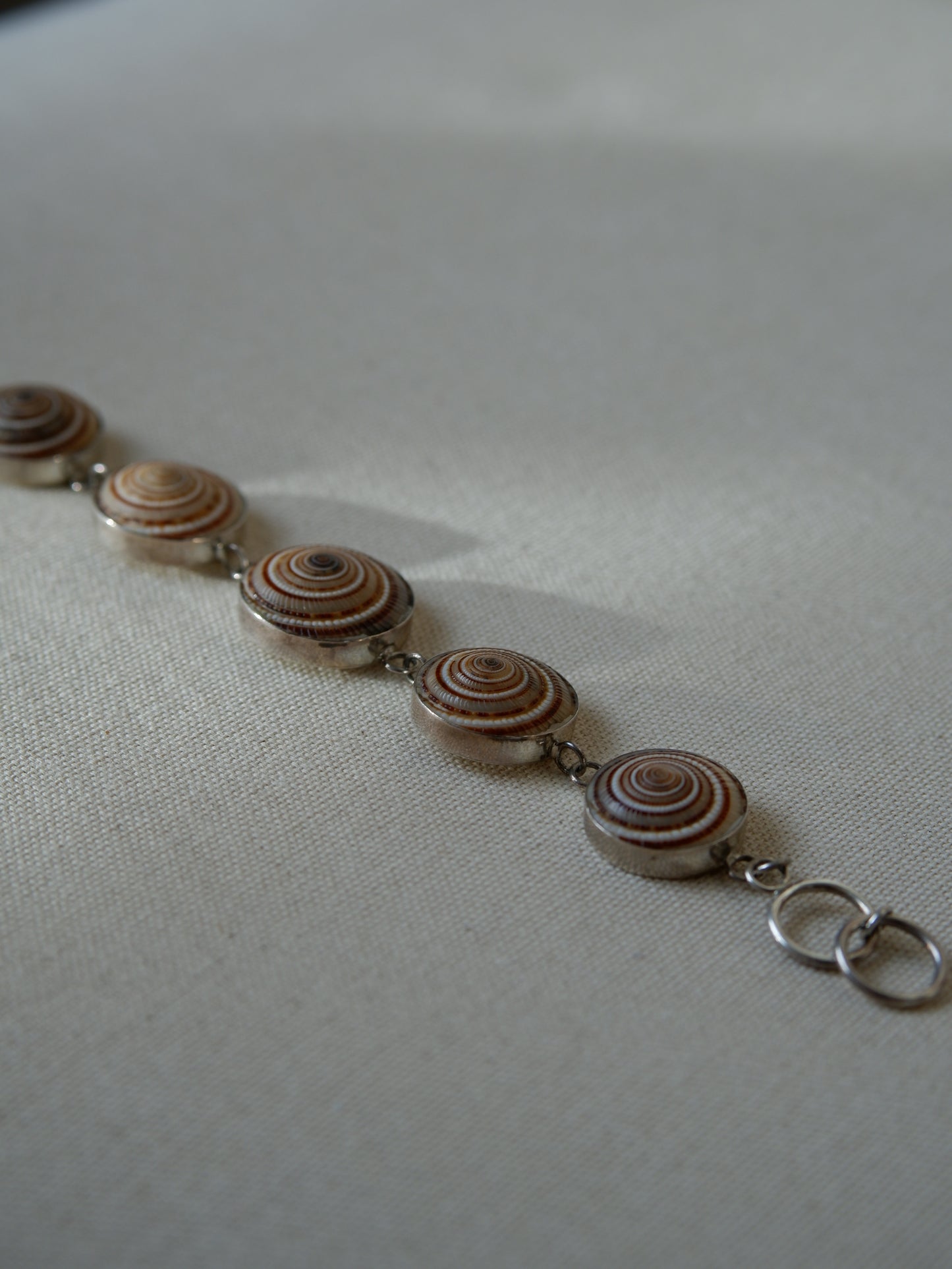 Sterling Silver Snail Bracelet
