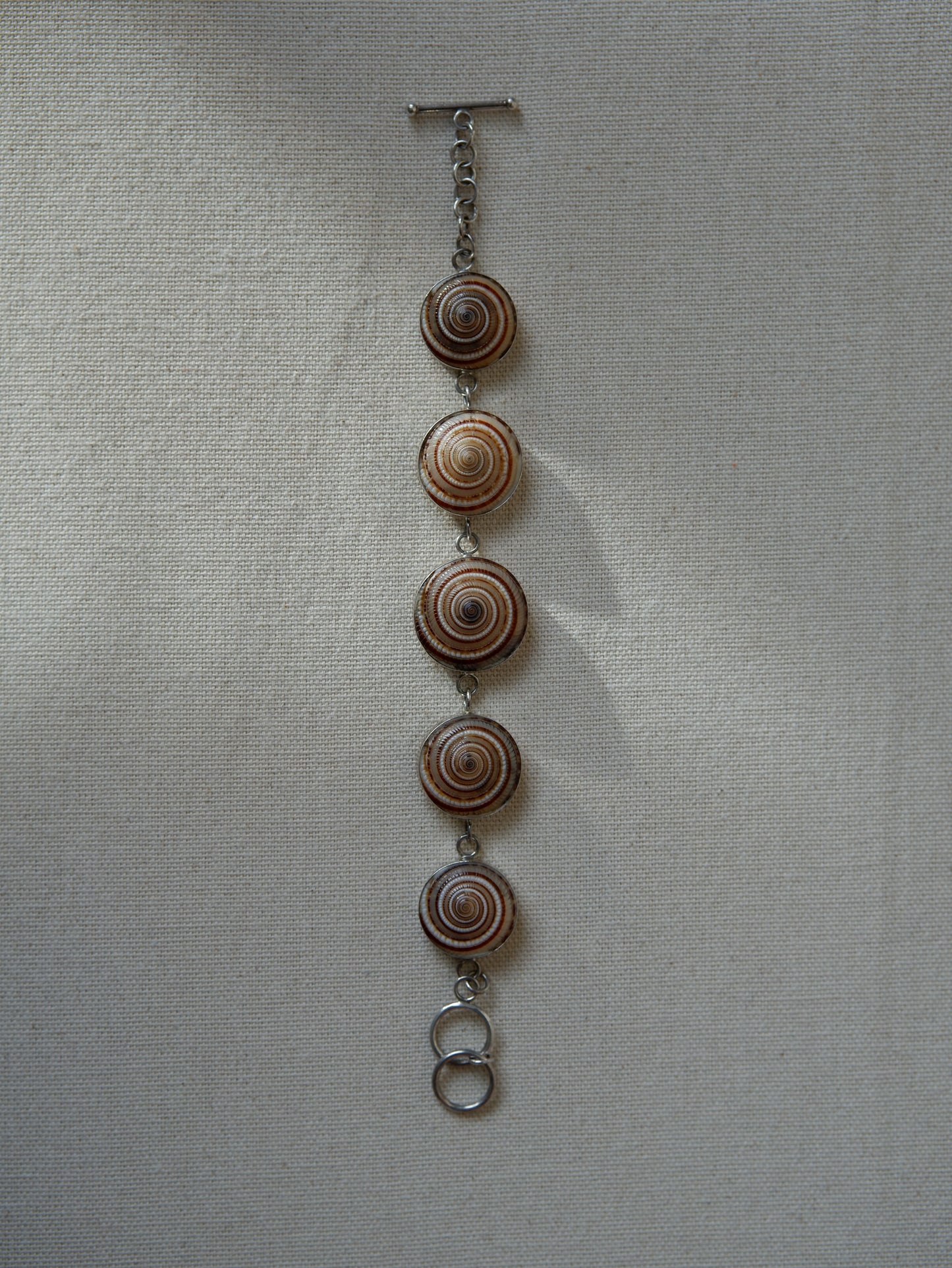 Sterling Silver Snail Bracelet