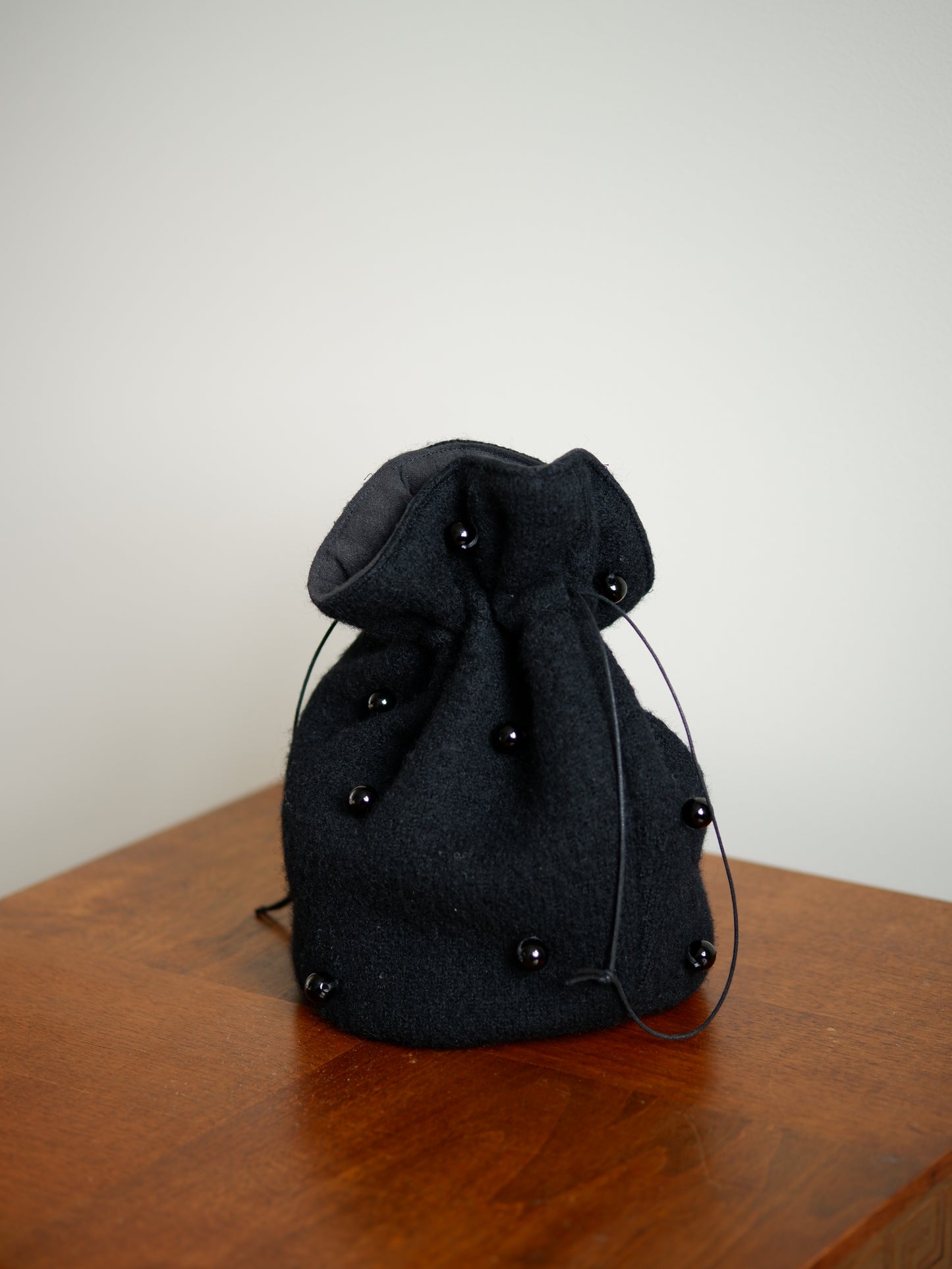 Beaded Cashmere & Wool Bag