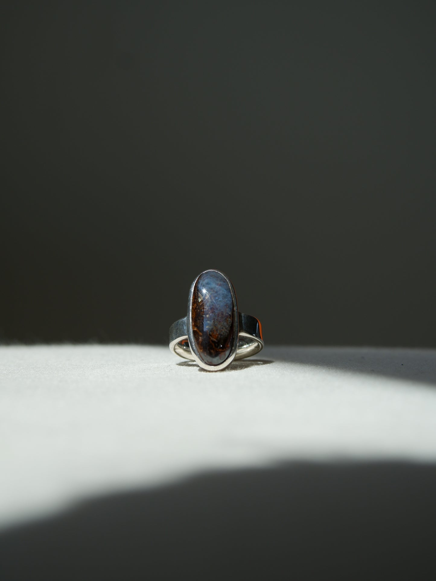 Boulder Opal Ring