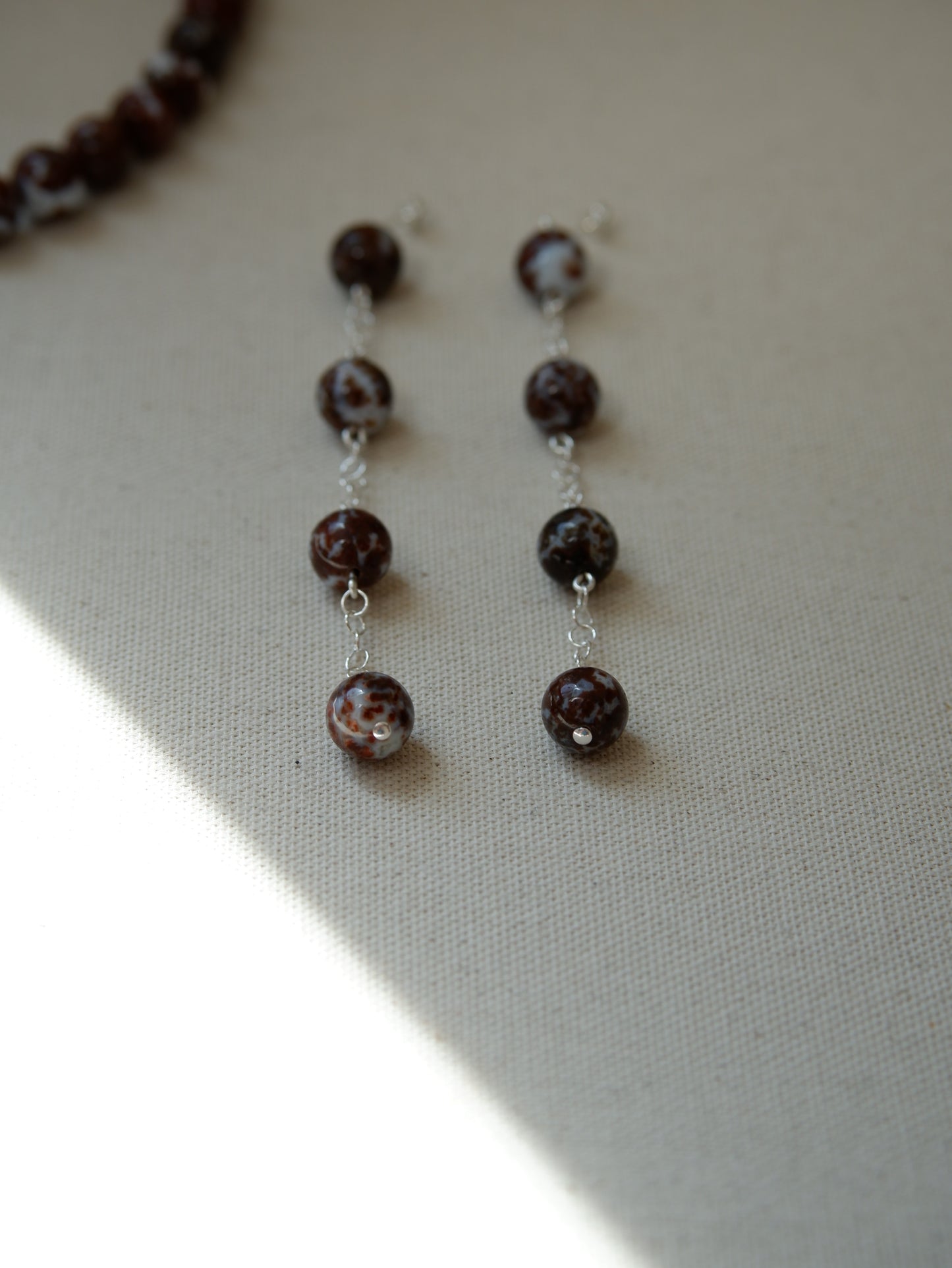 Chalcedony Agate Earrings