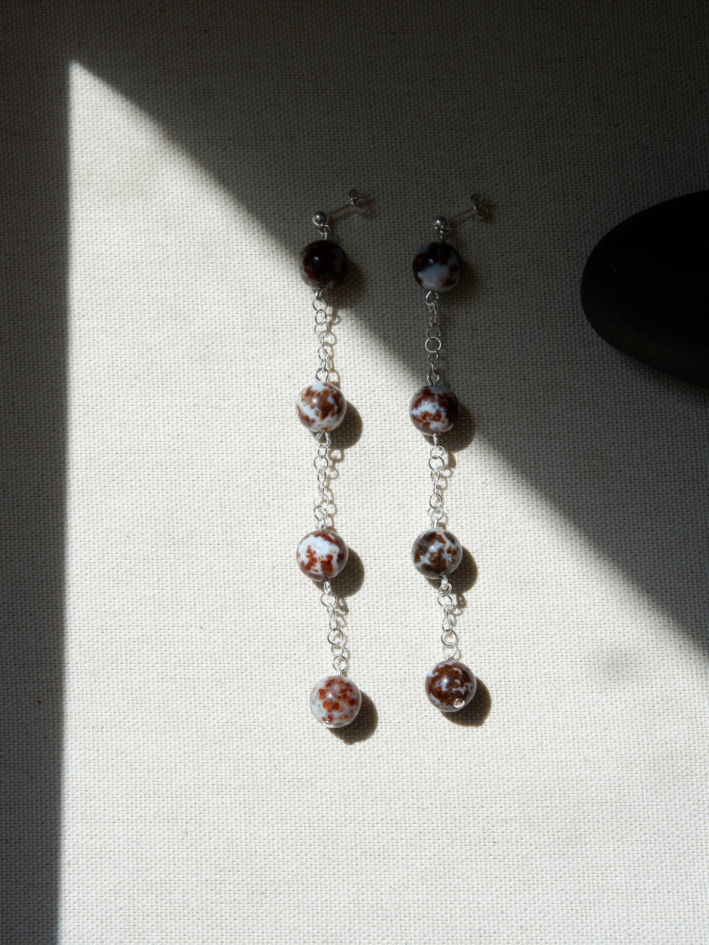 Chalcedony Agate Earrings