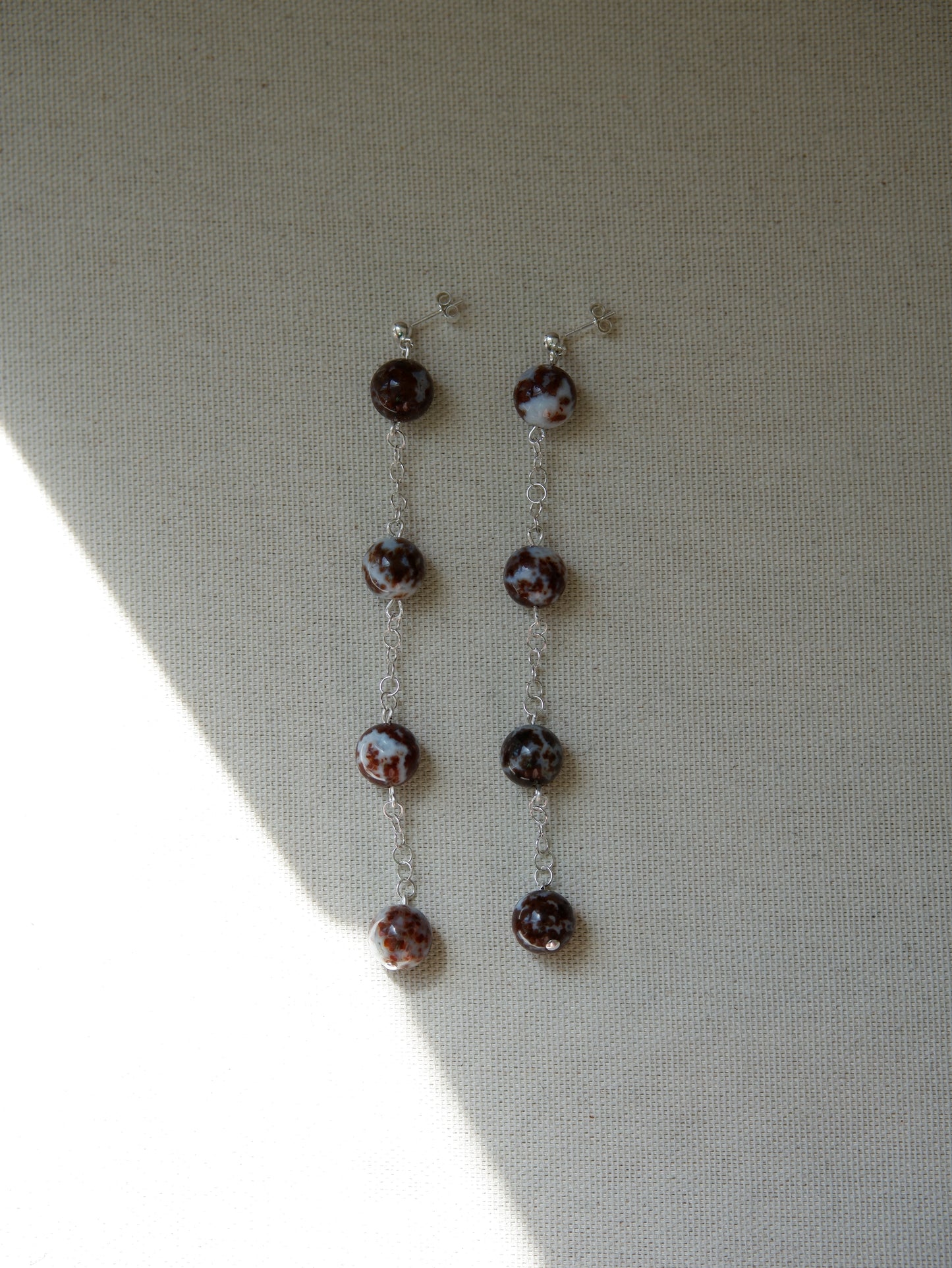 Chalcedony Agate Earrings