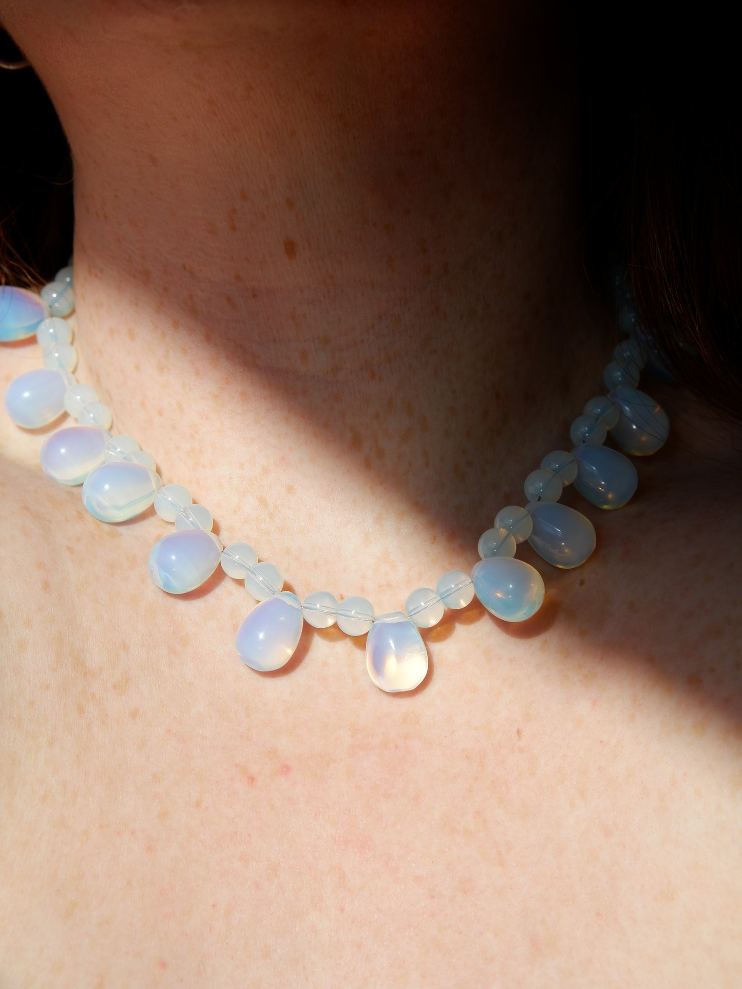 Opalite Teardrop Necklace