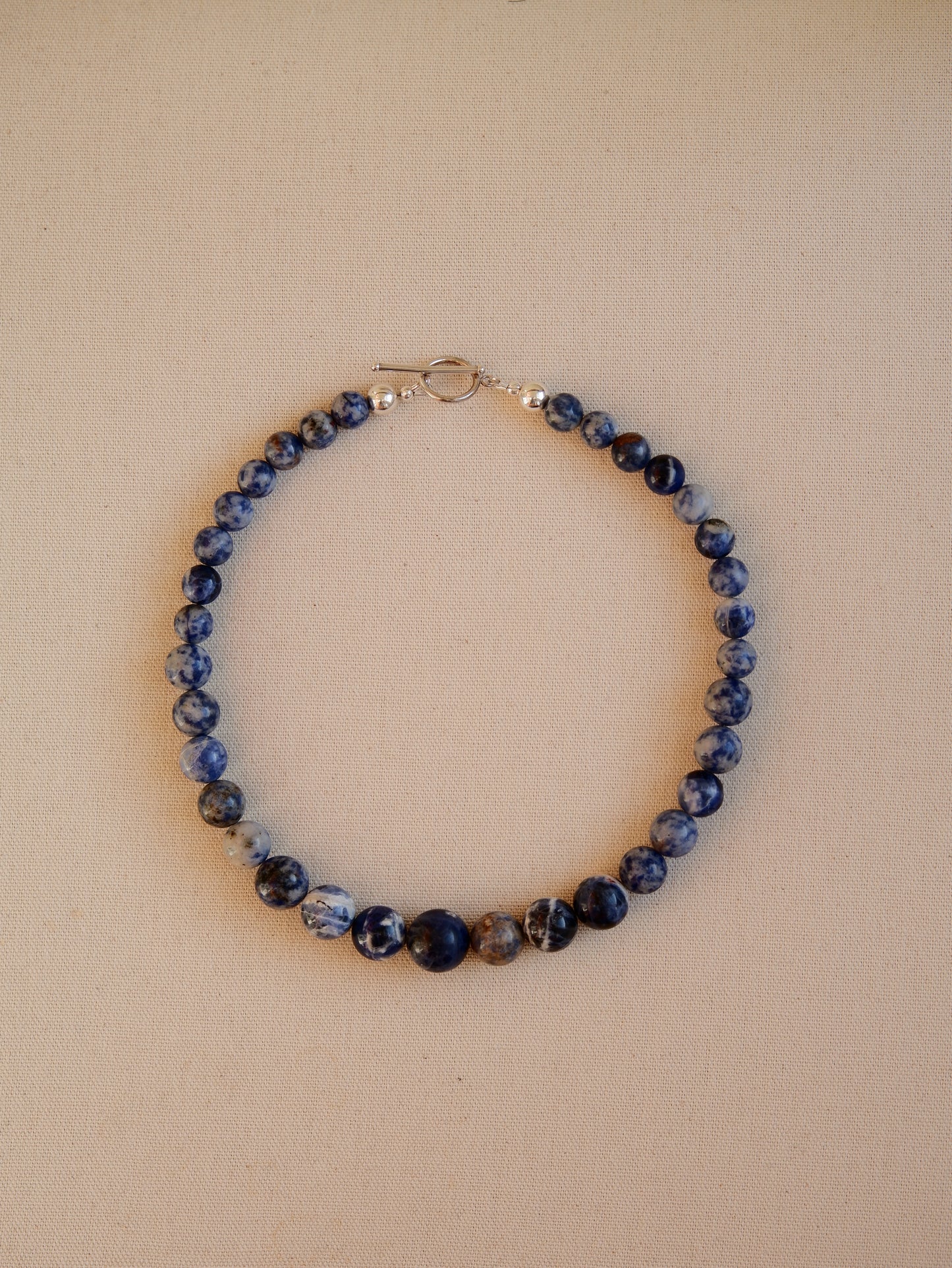 Sodalite & Sterling Necklace