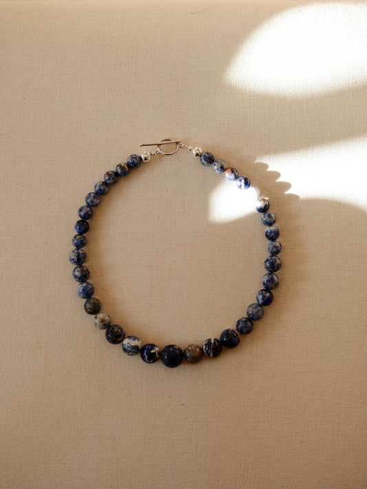 Sodalite & Sterling Necklace