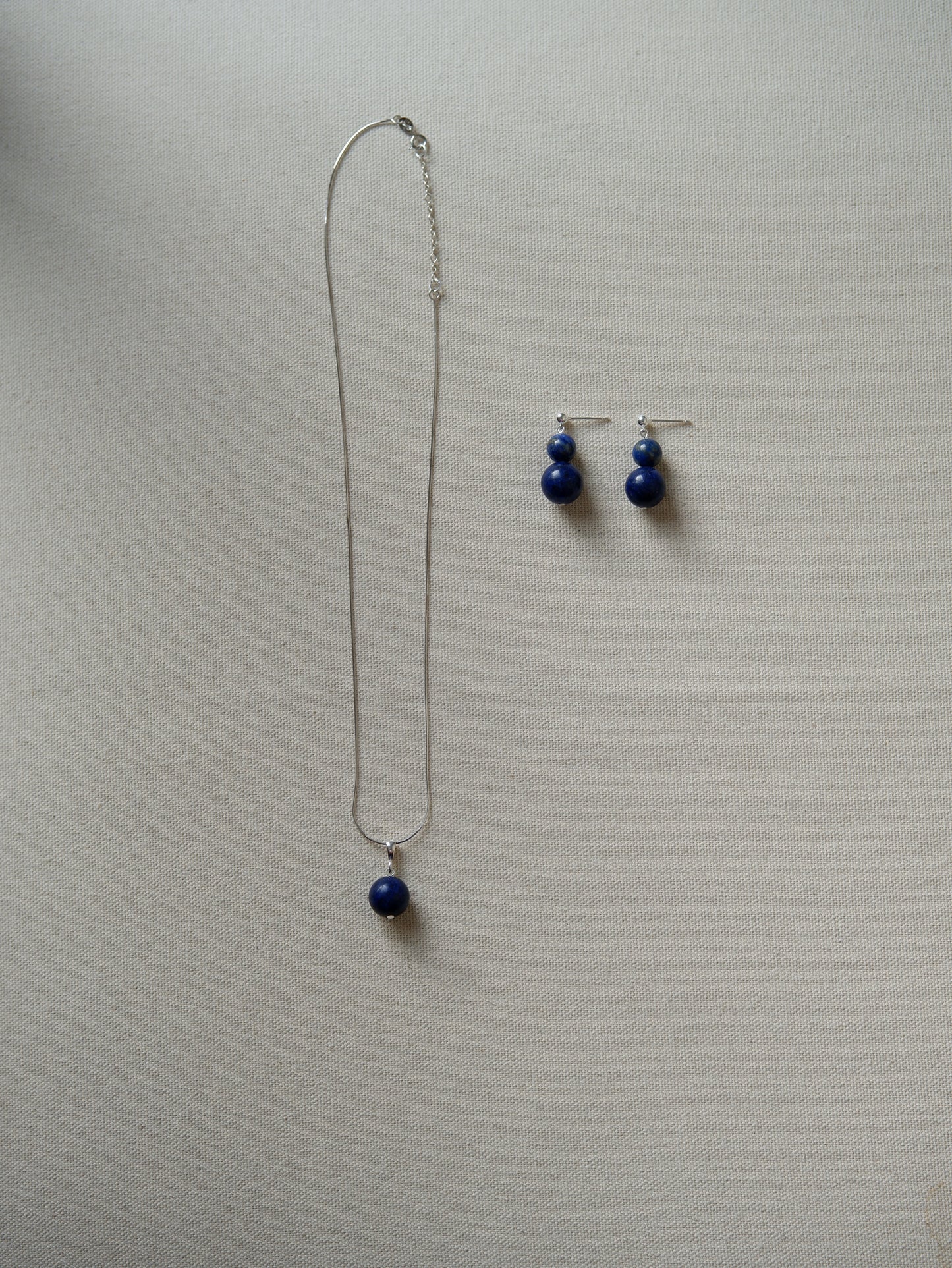 Lapis Lazuli Earring Set