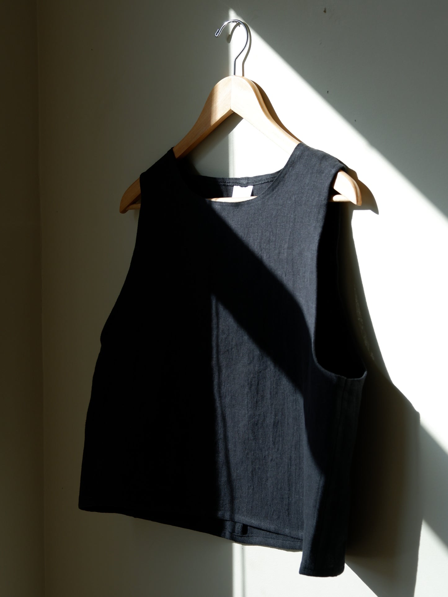 Black Hemp Tank Top | Multiple Sizes