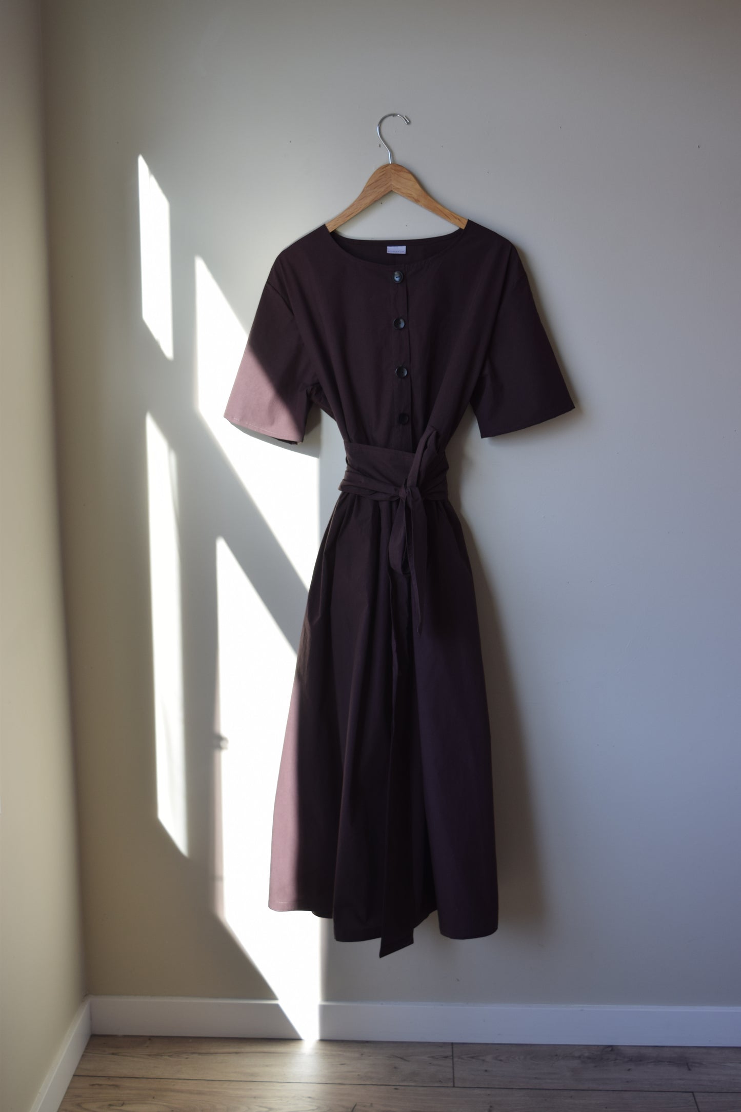 Chocolate Cotton Garden Dress | Multiple Sizes