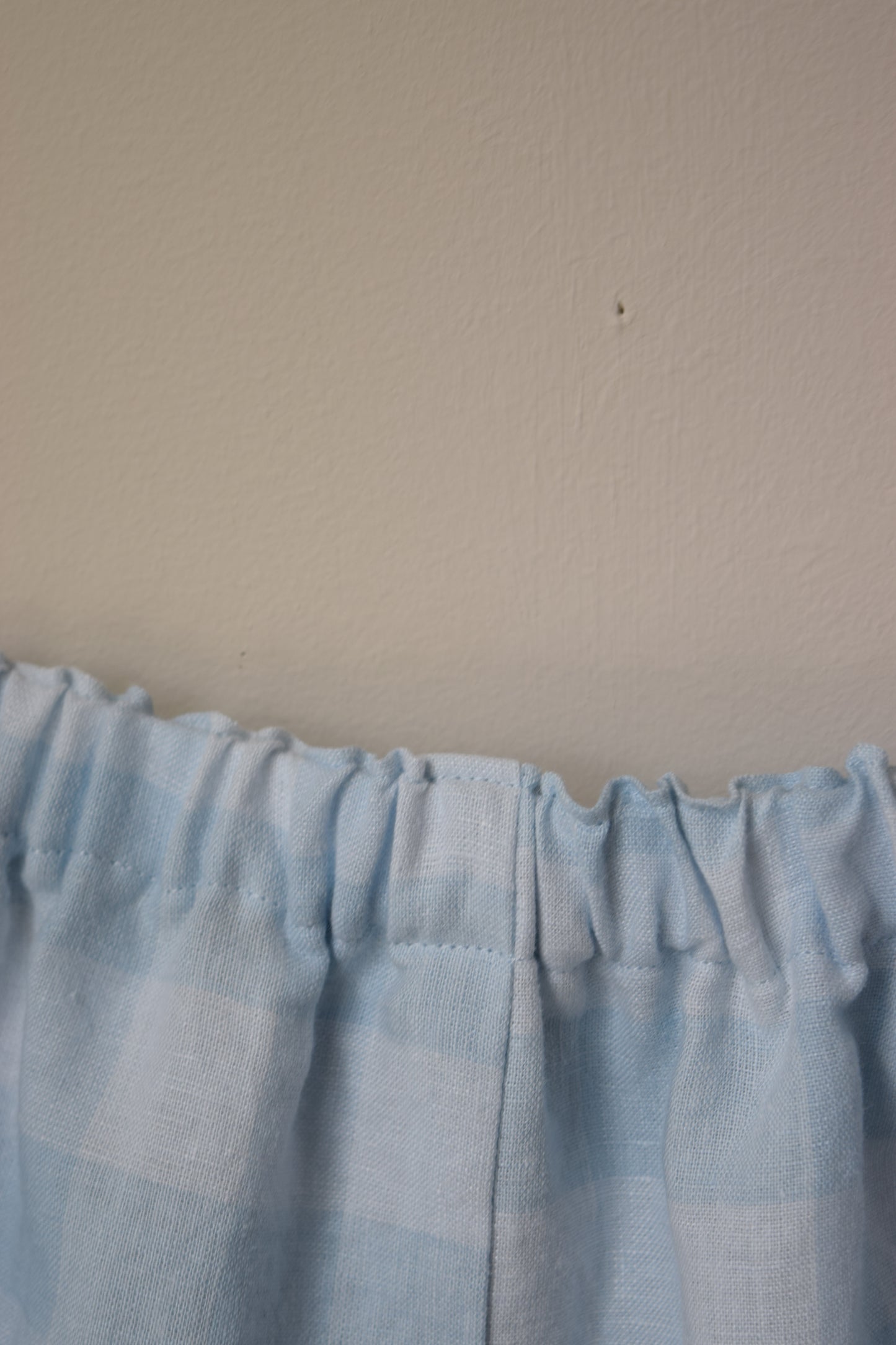Blue Gingham Shorts | Small