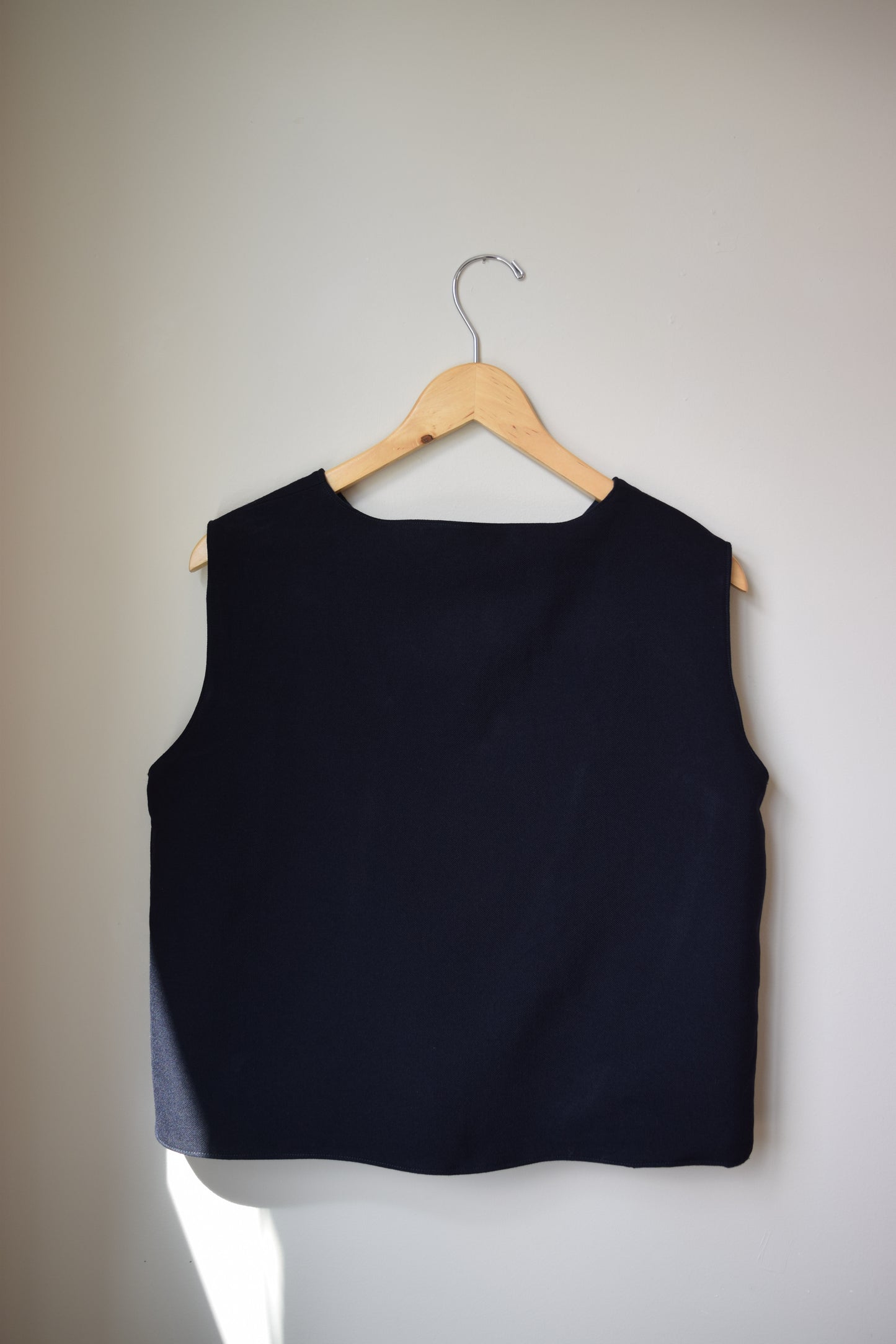 Navy Wool Vest | Multiple Sizes