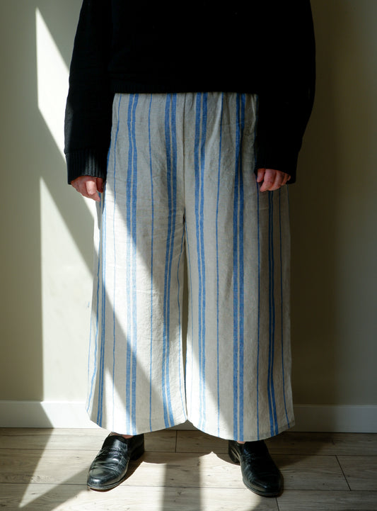 Stripe Wide Leg Pant | Size XL