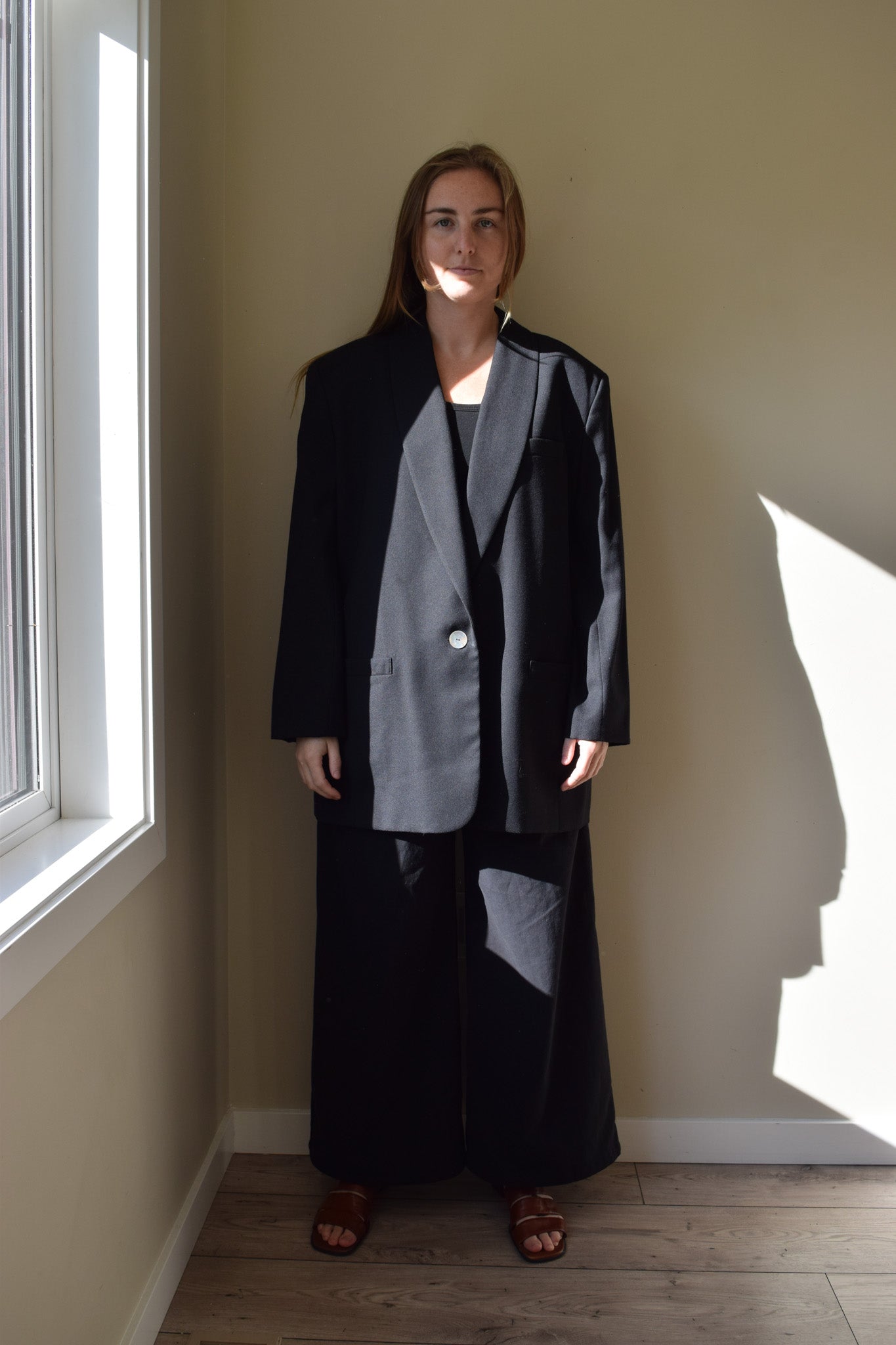 Black Wool Blazer