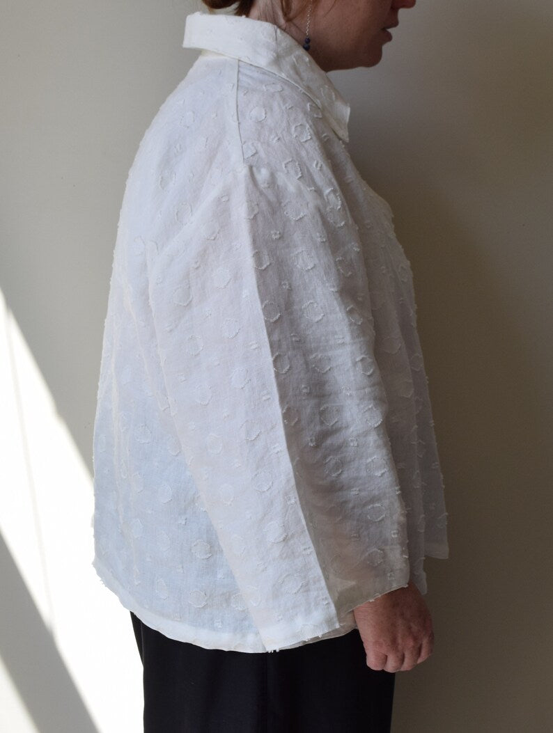 Cream Linen Studio Shirt